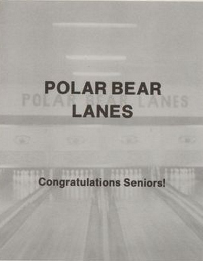 Polar Bear Lanes - Old Yearbook Ad (newer photo)